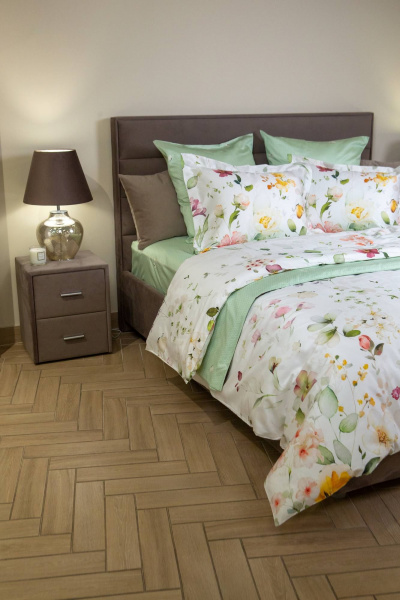 Комплект «Николетта» с растительным принтом для спальни Listelle 2613702 - фото 7