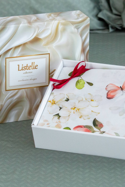 Комплект «Николетта» с растительным принтом для спальни Listelle 2613702 - фото 3