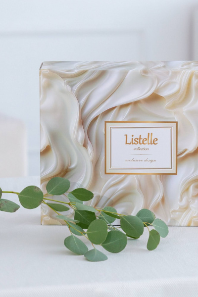 Комплект постельного белья хлопковый с принтом в стиле барокко Listelle 2614904 - фото 4