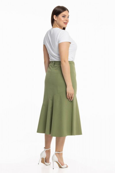 Юбка Avila 0773 хаки - фото 4