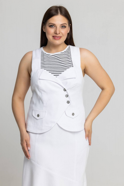 Жилет Avila 0934 белый - фото 1