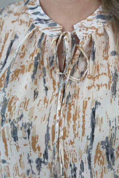 Блуза LindaLux 812/1 бежевые_штрихи - фото 11