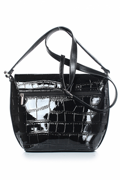 Экокожа сумка черная с регулируемым ремнем Galanteya 4424.24с241к45 черный - фото 3