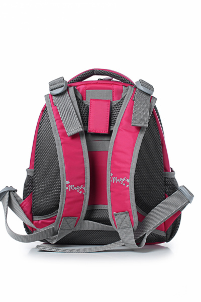 Рюкзак из текстиля с мягкой задней стенкой и карманом Galanteya 5424.24с251к45 малиновый - фото 3