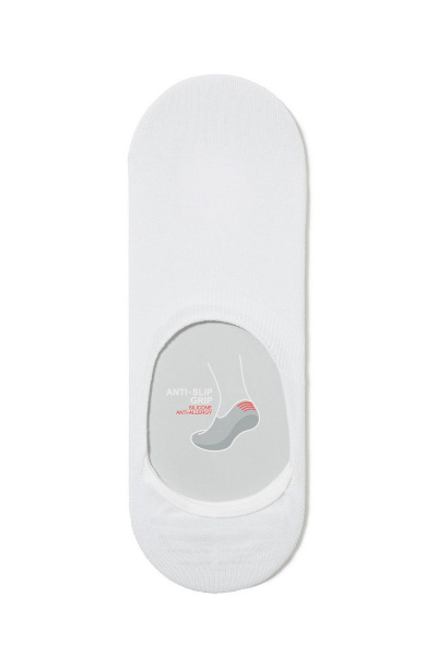 Мужские белые комфортные подследники из хлопка CONTE DiWaRi_CLASSIC_белый - фото 1