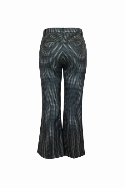 Демисезонные брюки 7/8 из костюмной ткани с карманами AG Green G100/6 зеленый - фото 2