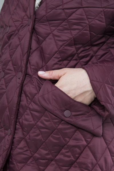 Пальто ELLETTO old 3437 бордо - фото 3