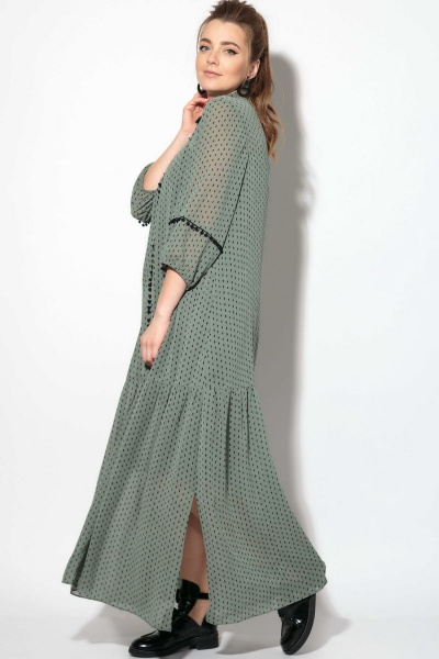 Платье SOVA 11097 зеленый - фото 3