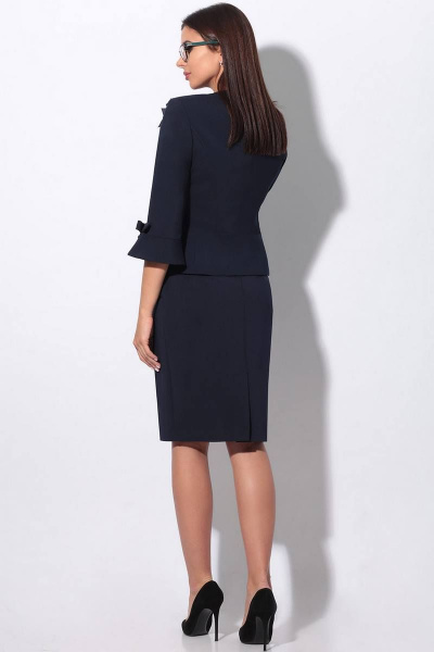 Жакет, юбка LeNata 22757 темно-синий - фото 3