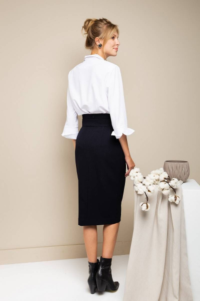 Блуза Daloria 6138 белый - фото 3