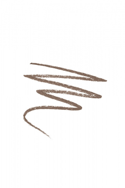 Карандаш для бровей коричневый, выдвижной, без заточки LUXVISAGE BROWISSIMO_ultra_slim_super_stay_24H 312 smoky - фото 2