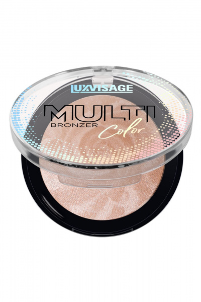 Бронзер с матовыми и сияющими пигментами, универсальный LUXVISAGE MULTI Color - фото 2