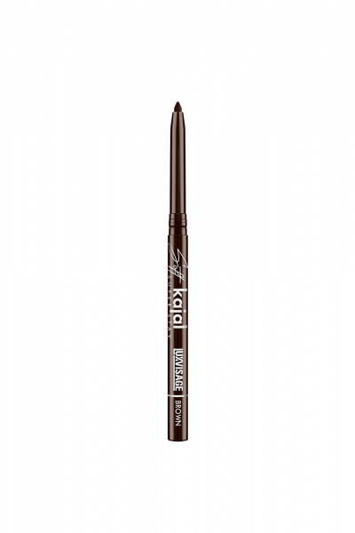 Карандаш для глаз коричневый, водостойкий, с кремовой текстурой LUXVISAGE Soft_kajal_super_stay brown - фото 1