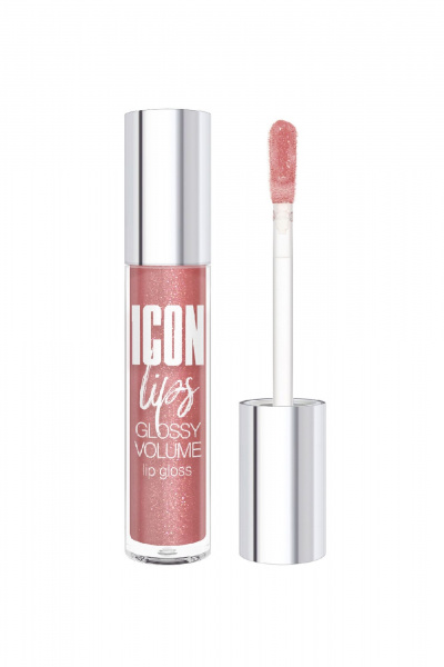 Блеск для губ полупрозрачный с шиммером и стойкостью LUXVISAGE ICON_lips_glossy_volume тон 506 - фото 1