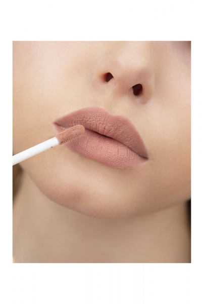 Блеск для губ ultra matt с питательными компонентами LUXVISAGE PIN-UP_ultra_matt 20 pink sand - фото 2