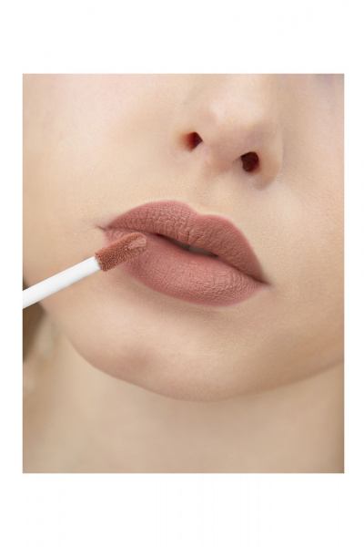 Блеск для губ ultra matt с комфортом и стойкостью LUXVISAGE PIN-UP_ultra_matt 21 beige rose - фото 2
