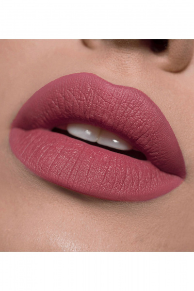 Помада в стиле матовой с богатым цветом и защитой LUXVISAGE PIN_UP_Ultra_matt 517 ARIANA - фото 2