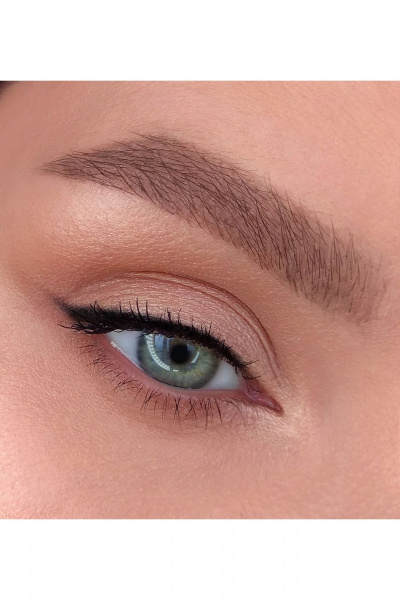 Карандаш для бровей коричневый с щеточкой для естественной формы LUXVISAGE 103 каштан - фото 3