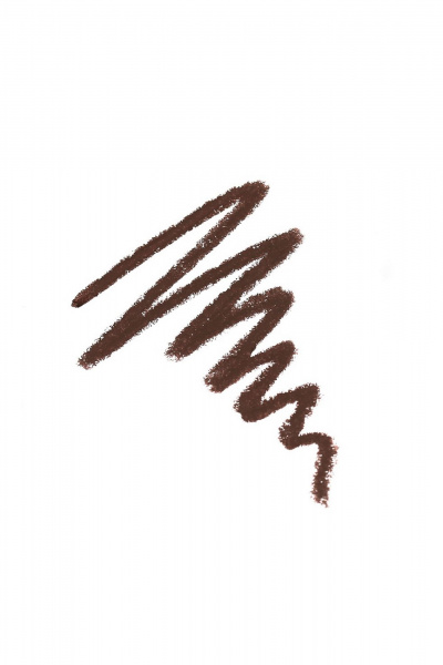 Карандаш для бровей коричневый с щеточкой для естественной формы LUXVISAGE 103 каштан - фото 2