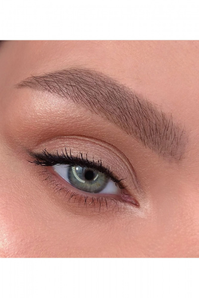 Карандаш для бровей коричневый с щеточкой для формы LUXVISAGE 102 шатен - фото 3