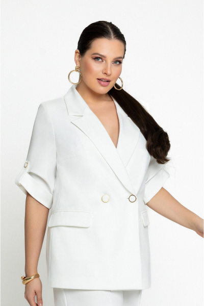 Брюки, жакет Lissana 4869 белый - фото 4