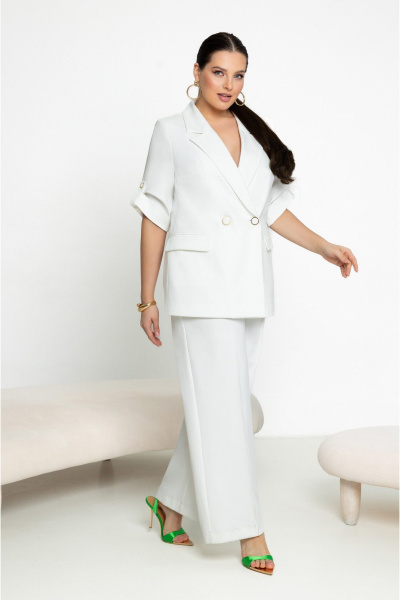 Брюки, жакет Lissana 4869 белый - фото 3