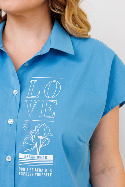 Платье BRELA 2363 голубой - фото 4