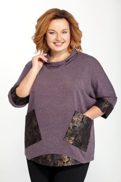 Джемпер Медея и К 2043 слива - фото 1