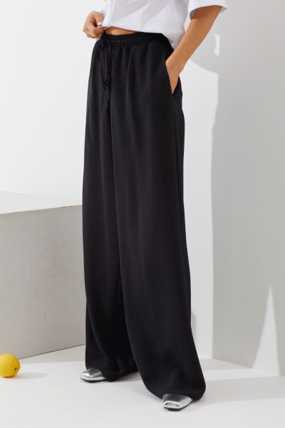 Белый костюм блузы и брюк прямого силуэта N.O.W. 1425 - фото 5