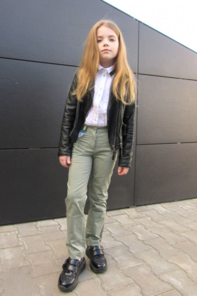 Брюки Франтишка Л-2368-19с-56-с78 олива - фото 1