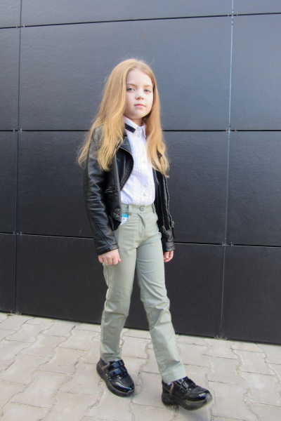 Брюки Франтишка Л-2368-19с-56-с78 олива - фото 3