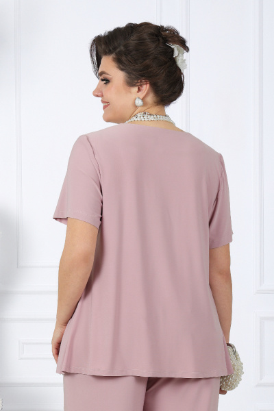 Блуза, брюки, кардиган Ninele 5994 пудра - фото 12