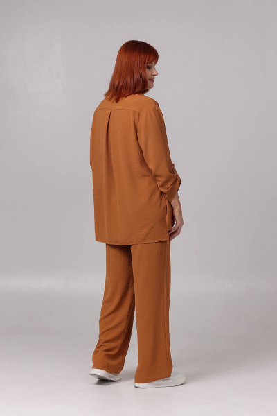 Брюки, рубашка Соджи 617 песочный - фото 6