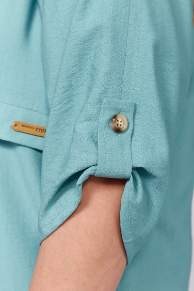 Блуза, брошь, рубашка Algranda А3983-с - фото 4