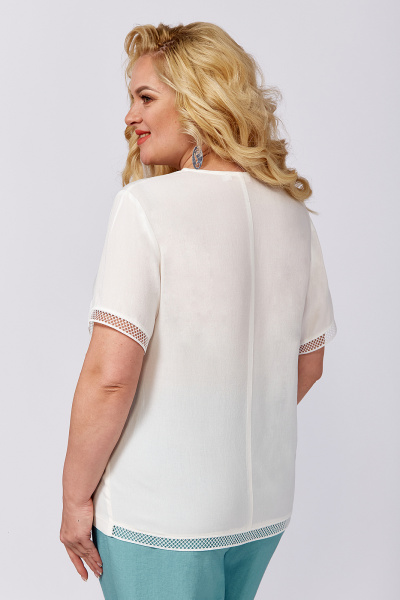 Блуза, брошь, рубашка Algranda А3983-с - фото 6