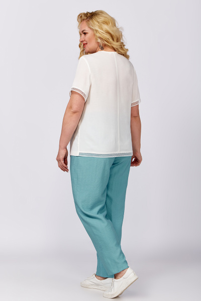 Блуза, брошь, рубашка Algranda А3983-с - фото 9