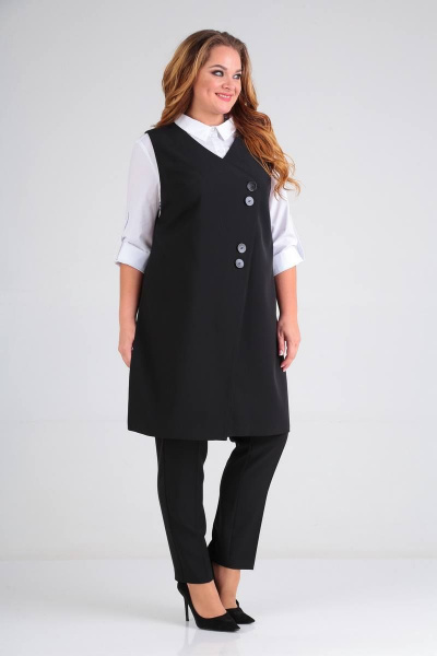 Брюки, жилет Диомант 1557 черный - фото 3