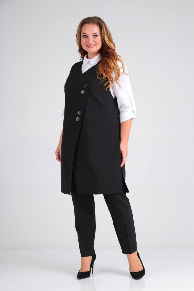 Брюки, жилет Диомант 1557 черный - фото 2