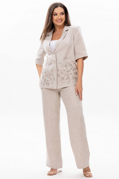 Жакет Ma Сherie 1076 натуральный - фото 3