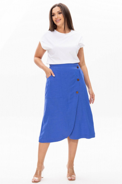 Юбка Ma Сherie 2049 сине-фиолетовый - фото 2
