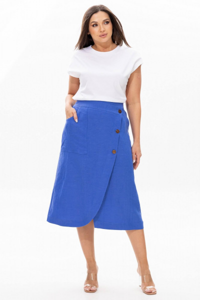 Юбка Ma Сherie 2049 сине-фиолетовый - фото 1