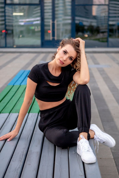 Топ RAWR 197 черный - фото 4