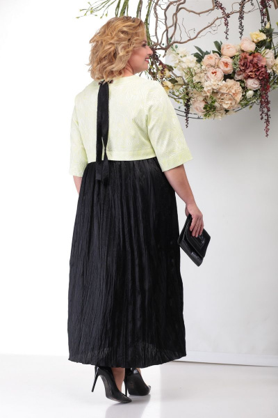 Платье Michel chic 2006 желтый+черный - фото 4