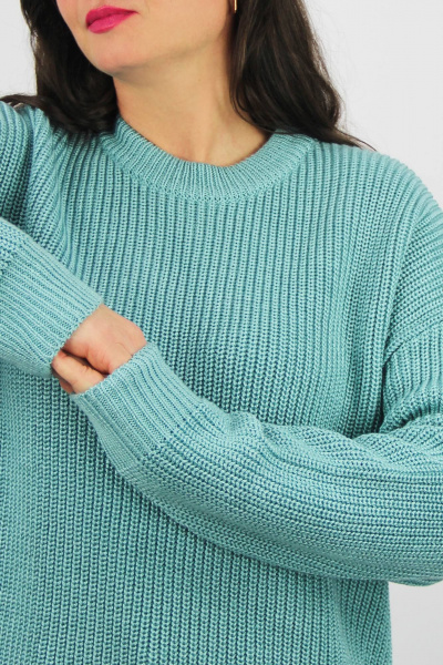 Джемпер женский прямой силуэт демисезонный трикотажный Полесье С1794-23 4С0674-Д43 158,164 св.порселайн - фото 3