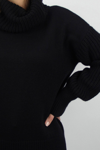 Свитер Полесье С3710-23 4С8787-Д43 158,164 глубокий_черный - фото 3