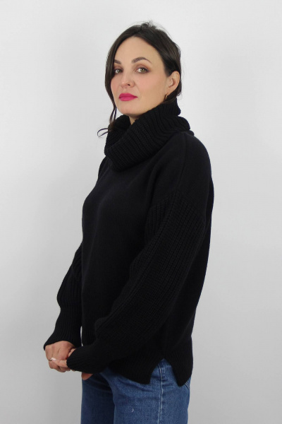Свитер Полесье С3710-23 4С8787-Д43 158,164 глубокий_черный - фото 2