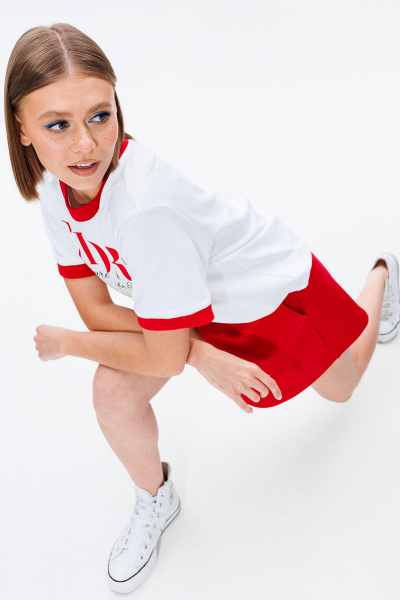 Трапециевидные спортивные шорты из хлопка и трикотажа GO F2002/11-02. 164-170 - фото 3