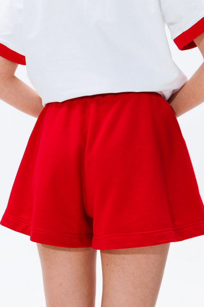 Трапециевидные спортивные шорты из хлопка и трикотажа GO F2002/11-02. 164-170 - фото 2