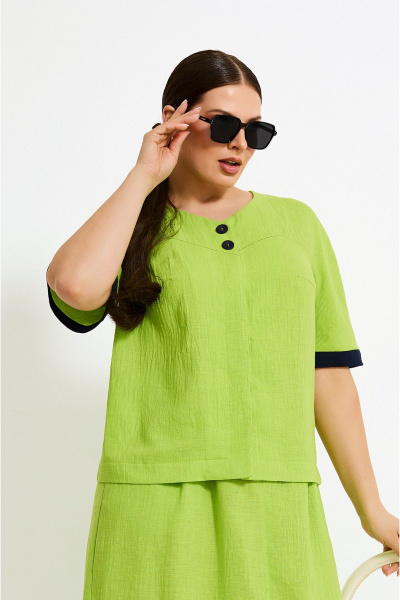 Жакет, юбка Lissana 4921 лайм - фото 4