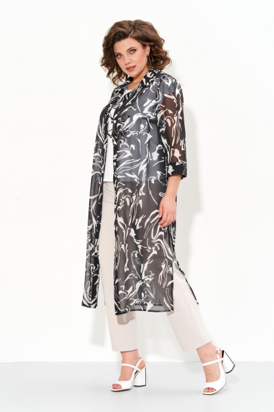 Туника IVA 1606 черный - фото 4